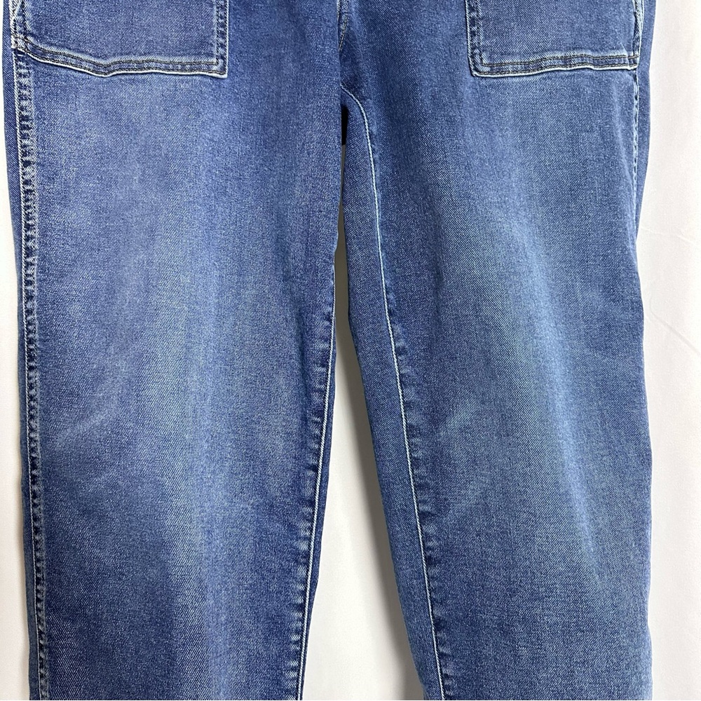 Madewell Pull-On Relaxed Jeans Drawstring Waistband High Waisted Large Hi Rise - Picture 8 of 12